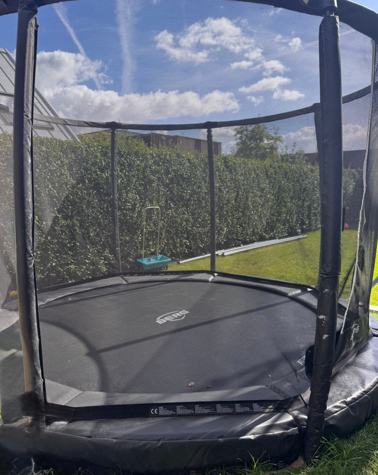 BERG Trampoline Champion InGround 330 cm, Ophalen, Zo goed als nieuw