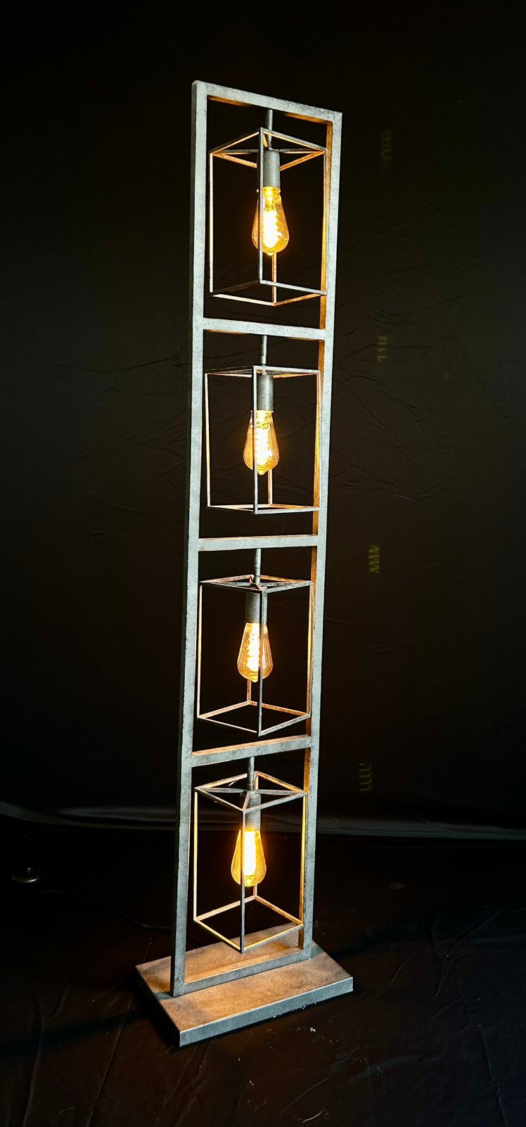 Industriele vloerlamp, Ophalen, Zo goed als nieuw, 150 tot 200 cm