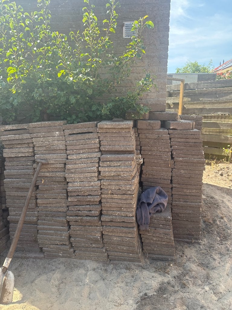 30x30 stoeptegels gratis afhalen, Ophalen, Gebruikt, 10 m² of meer, Beton