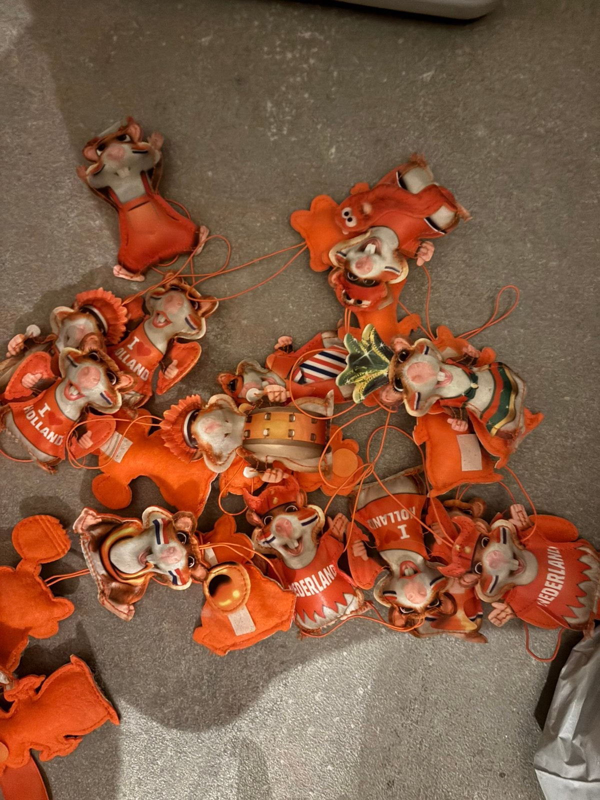 Oranje Holland Hamsters Versiering WK voetbal, Ophalen, Gebruikt, Versiering, Oranje of Koningsdag