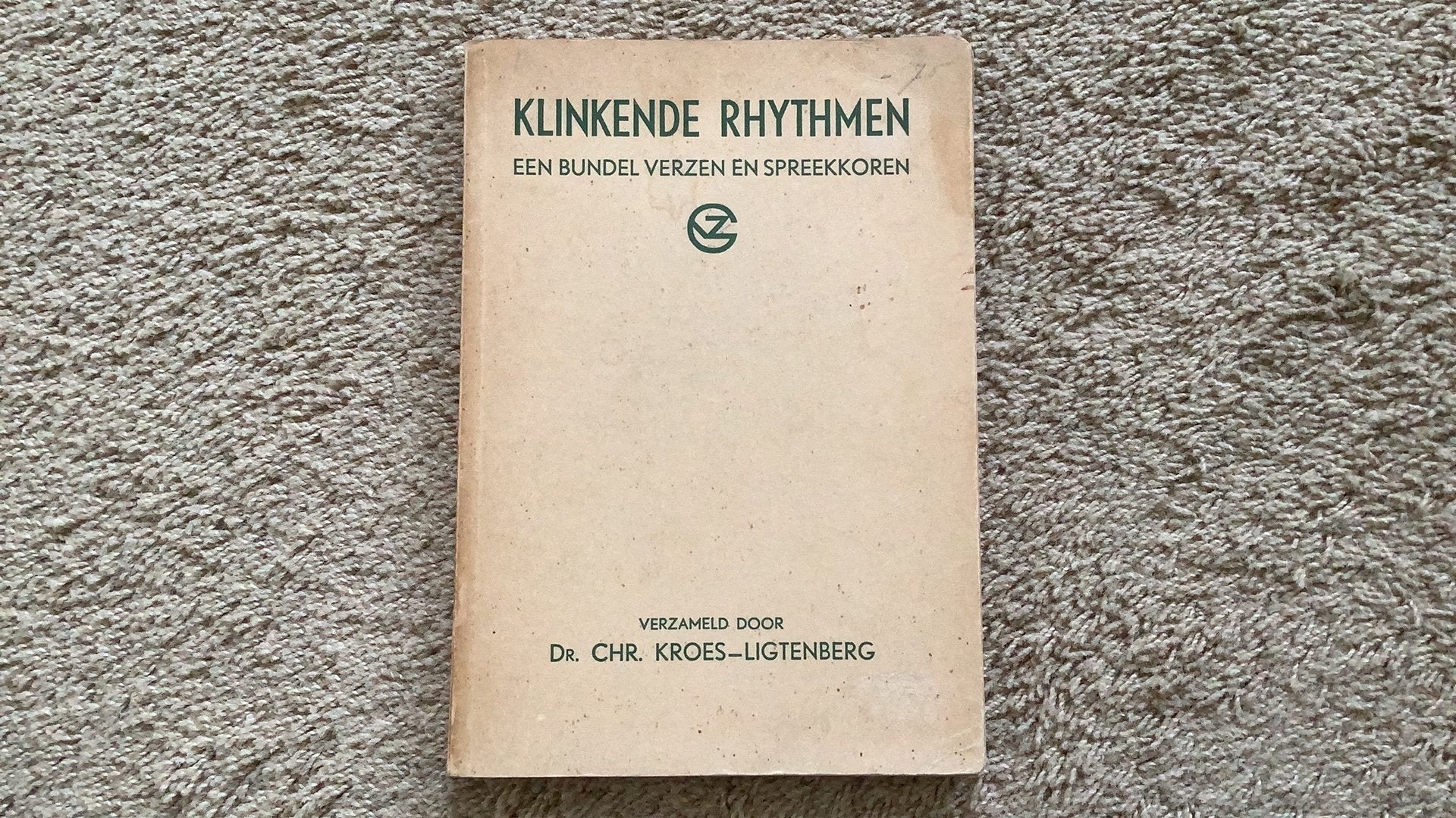 Klinkende rhythmen. Verzen en spreekkoren. 1935., Ophalen of Verzenden