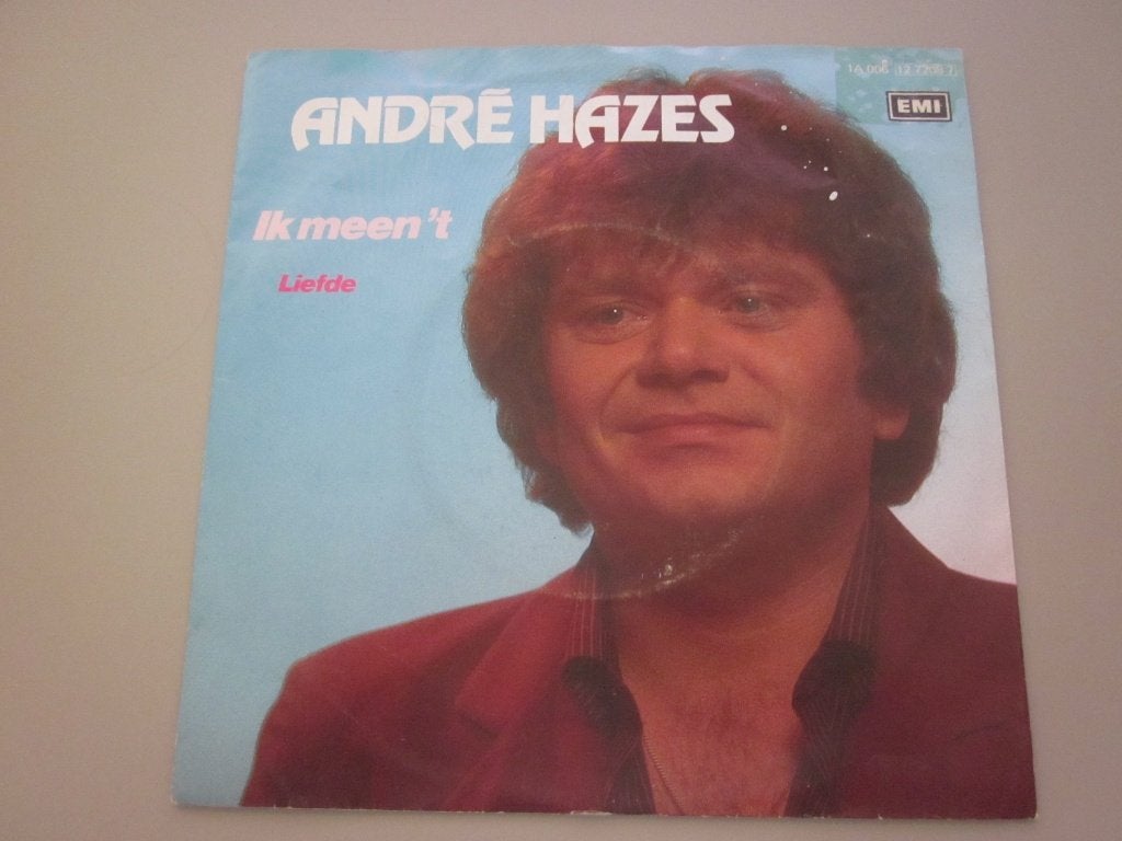 Andre Hazes - Ik meen 't, Verzenden, 7 inch, Zo goed als nieuw, Fotohoes