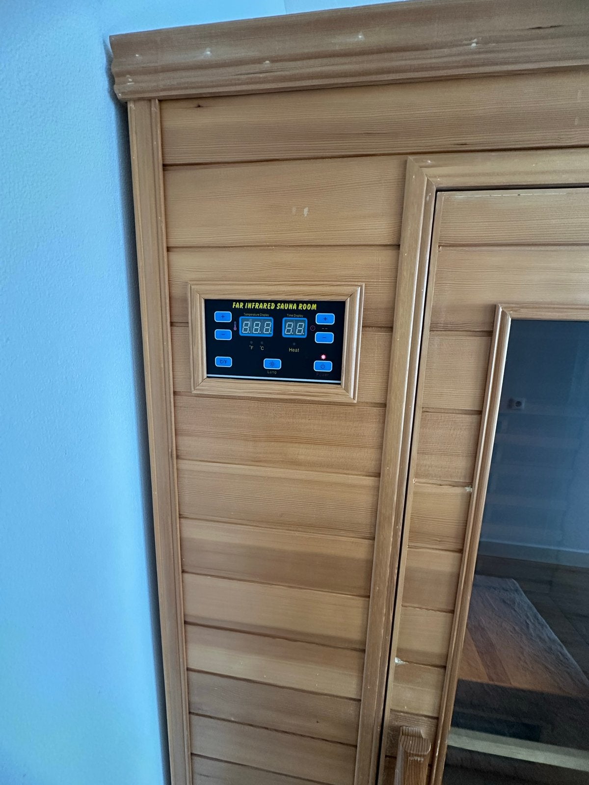 Luxe Infrarood Sauna voor 2 Personen met Smart Bediening, Sport en Fitness, Ophalen, Zo goed als nieuw, Infrarood, Complete sauna