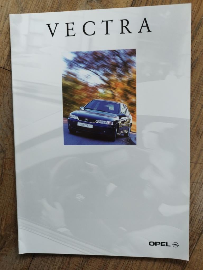 Opel Vectra brochure uit 1999 - 12 pagina's, Opel, Zo goed als nieuw, Opel, Ophalen of Verzenden