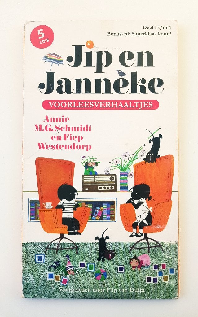 Luisterboek: Jip en Janneke - Annie M.G. Schmidt 5CD, Ophalen of Verzenden, Annie M.G. Schmidt, Cd, Kind