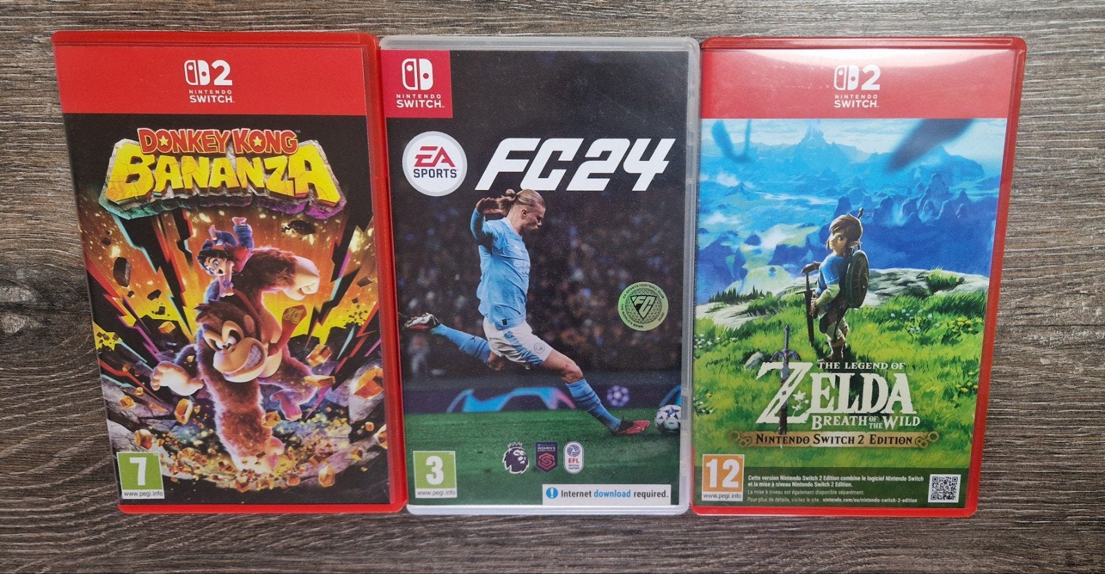Donkey Kong | Zelda (Switch 2) | FIFA 24 (Switch 1), Spelcomputers en Games, Spelcomputers | Nintendo Switch, Zo goed als nieuw