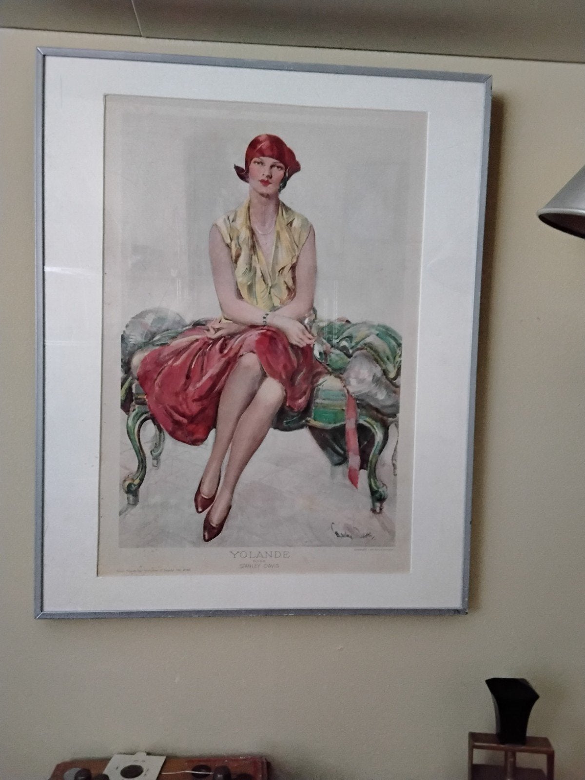 Vintage affiche 'Yolande' uit de map Haagsche Post (1930), Ophalen of Verzenden
