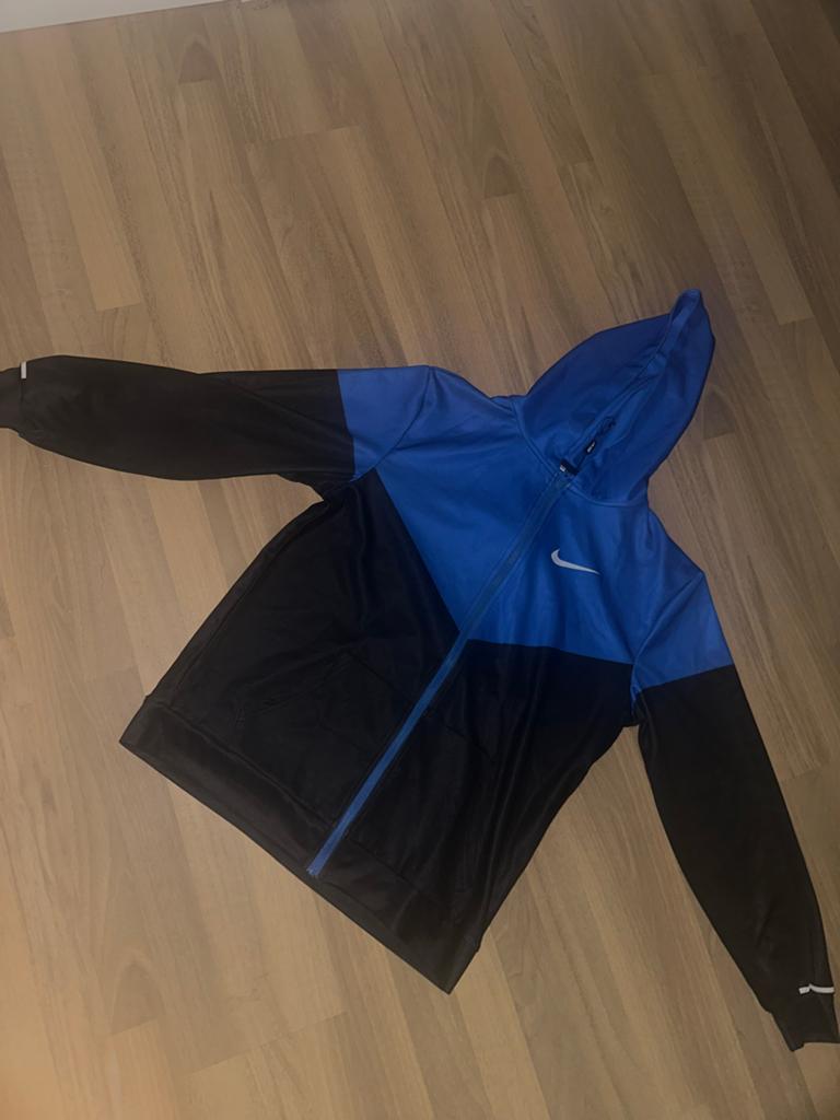 Nike Miler hardloopjack - Blauw, Nieuw, Ophalen of Verzenden, Hardlopen of Fietsen, Maat 48/50 (M)