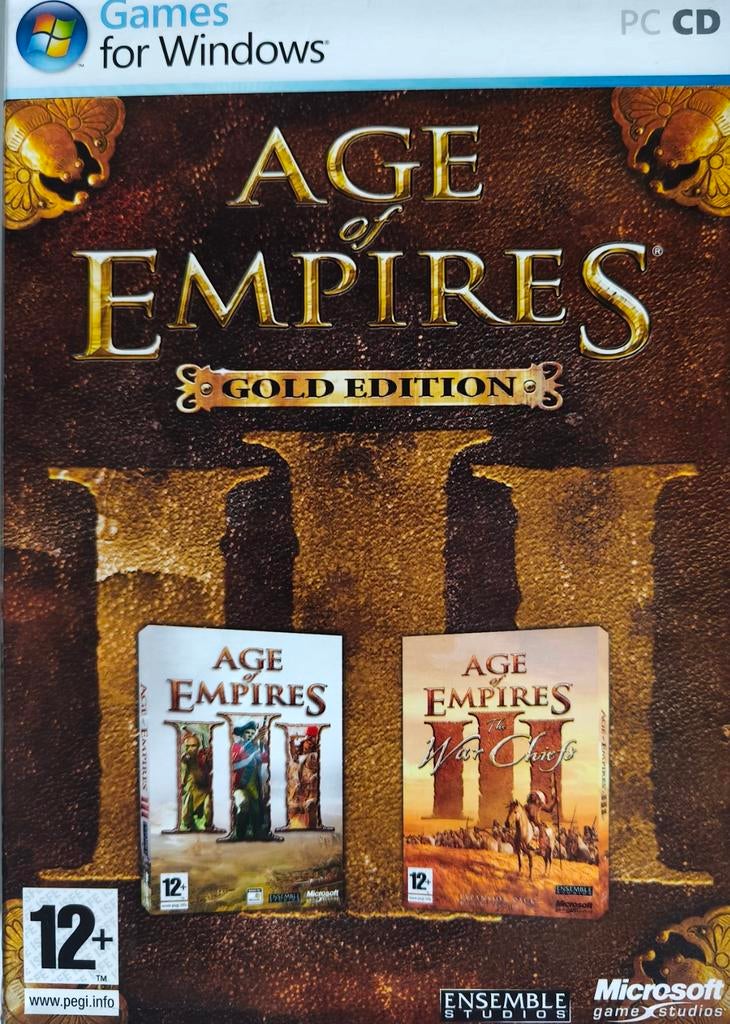 Age of Empires III Gold Edition Small Box PC CD Compleet, 1 speler, Ophalen of Verzenden, Zo goed als nieuw, Strategie en Constructie