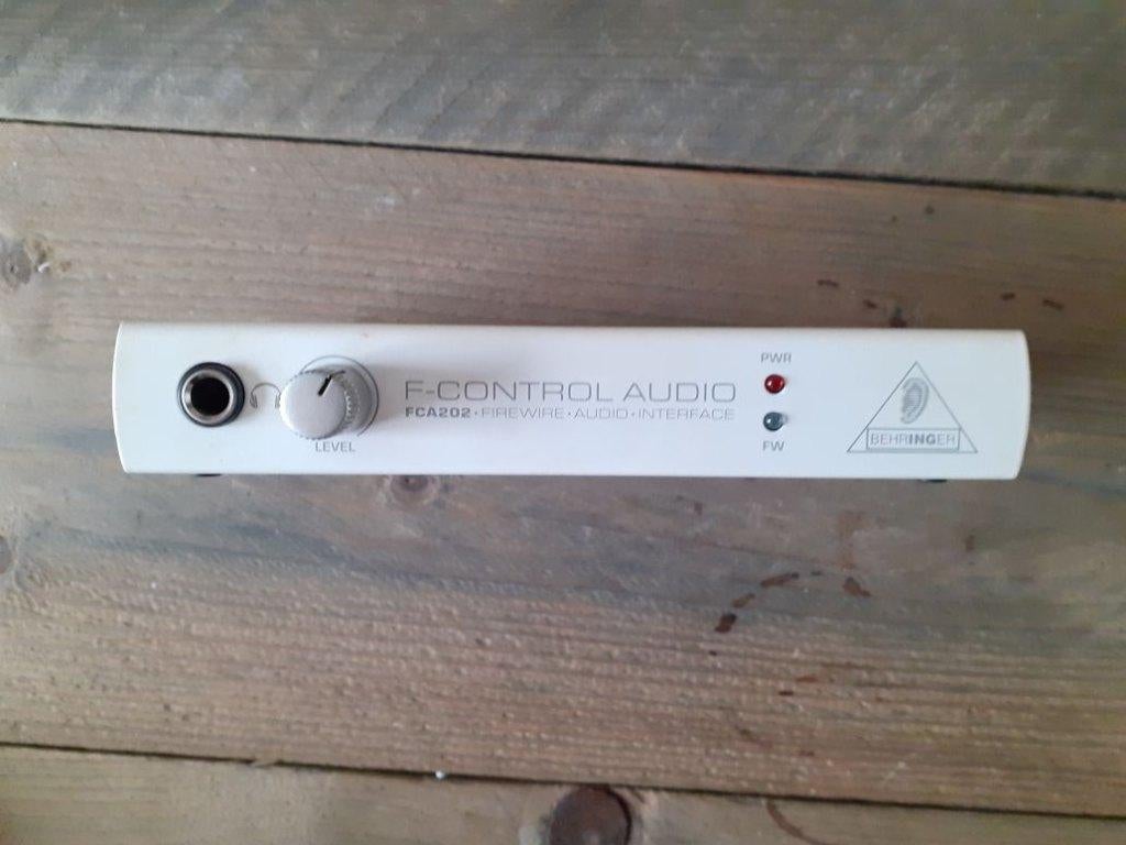 Behringer FCA202 F-control audio audio interface, Ophalen of Verzenden, Gebruikt