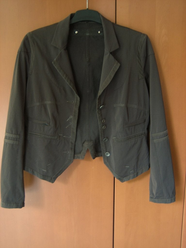 Zeer apart stoer bruin jasje MC PLANET D40 snazzeys, Kleding | Dames, Maat 38/40 (M), Verzenden, Zo goed als nieuw, Jasje