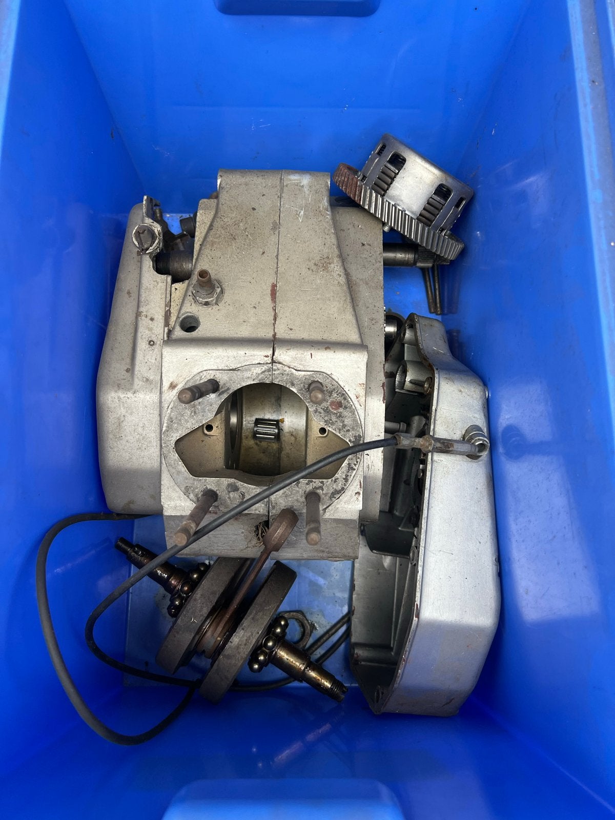 Sachs motorblokje 125cc, niet compleet, Ophalen of Verzenden, Gebruikt, Blok