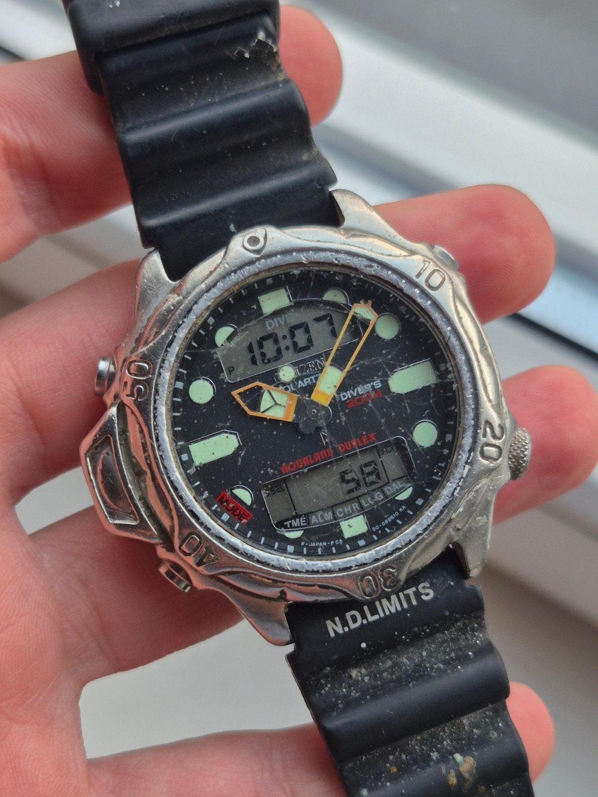 Citizen Aqualand Duplex Ref. C506-E80401 Quartz Diver, Sieraden, Tassen en Uiterlijk, Ophalen of Verzenden, Niet gespecificeerd