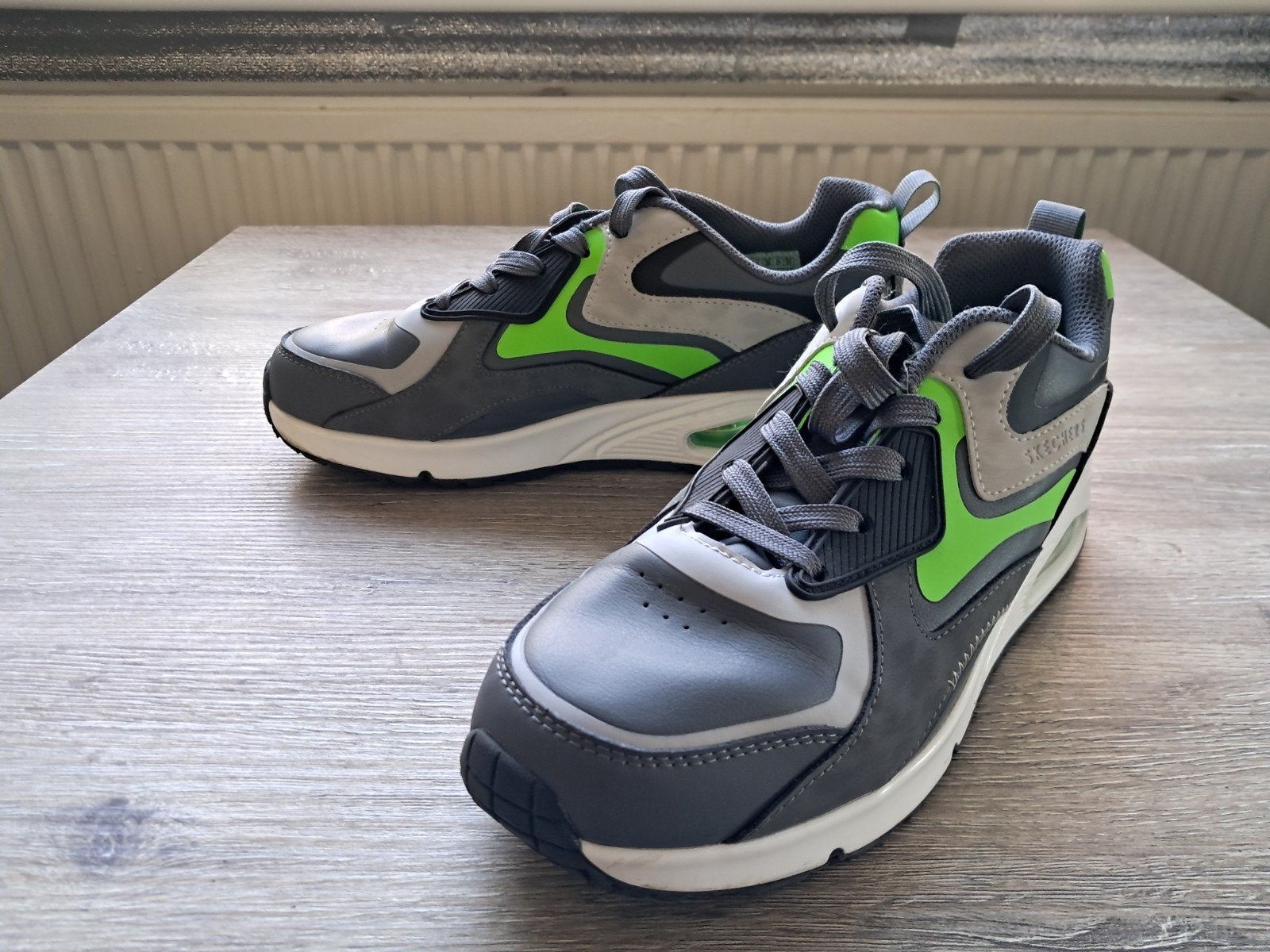 Skechers jongensschoenen maat 38 grijs/groen, Kinderen en Baby's, Schoenen, Nieuw, Jongen, Skechers