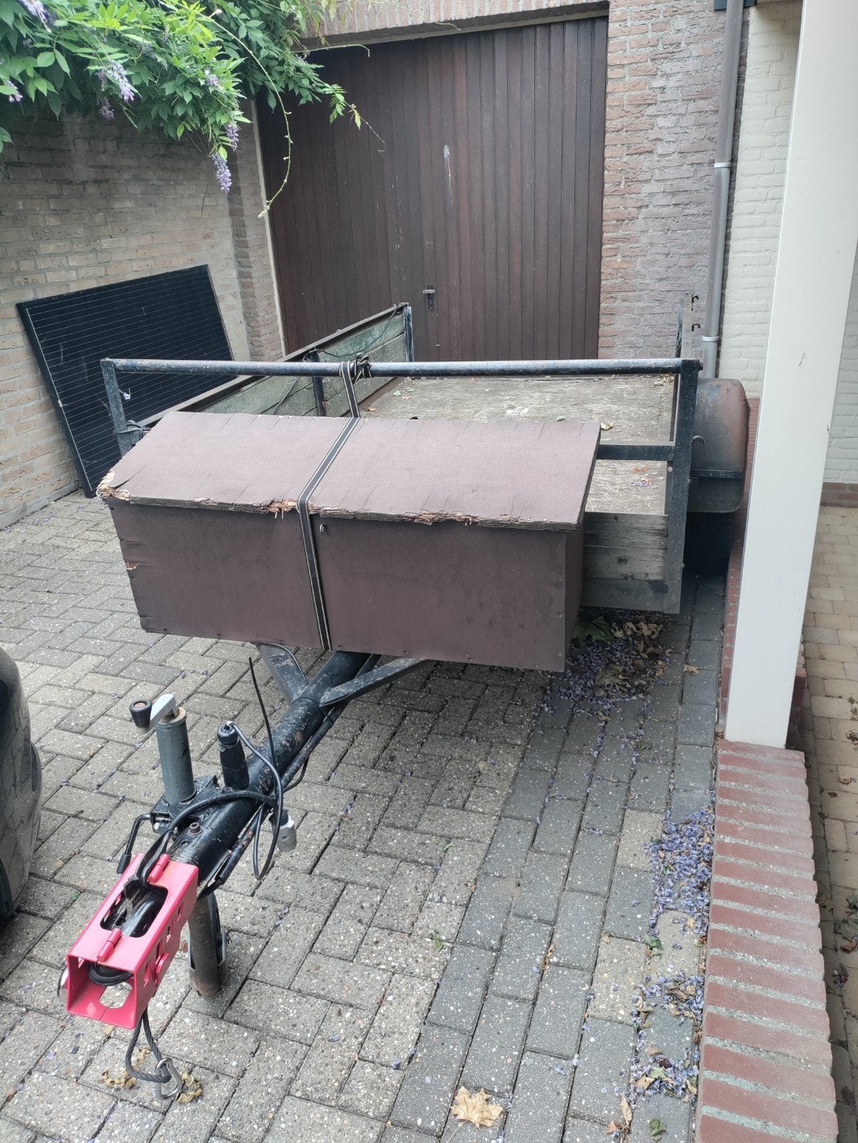 Grote open aanhanger 2.5x1.5m (opknapper), Ophalen, Gebruikt