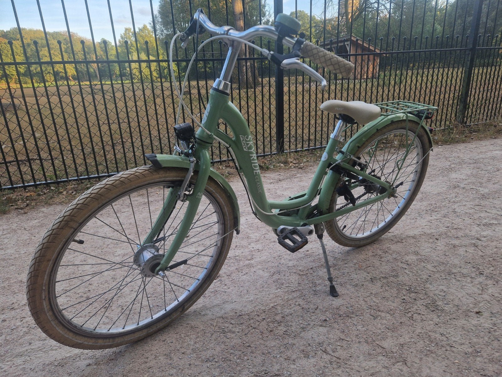 Puky Skyride 24 inch meisjesfiets - Groen, Terugtraprem, Gebruikt, Versnellingen, Minder dan 47 cm