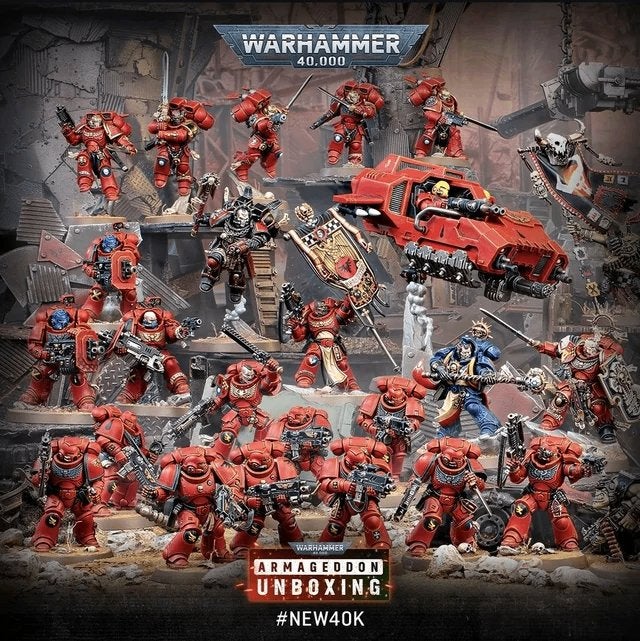 Warhammer 40K Armageddon Space Marines, Ophalen of Verzenden, Nieuw, Warhammer, Figuurtje(s)