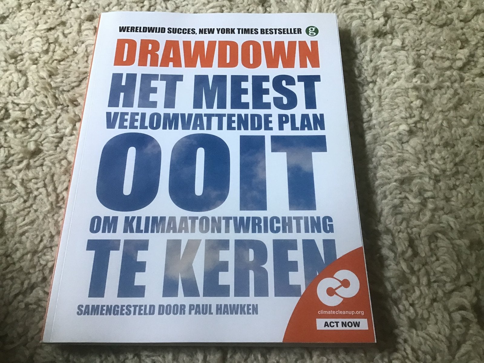 Drawdown: Klimaatontwrichting Keren - Paul Hawken giro 555, Ophalen of Verzenden, Zo goed als nieuw, Geesteswetenschap