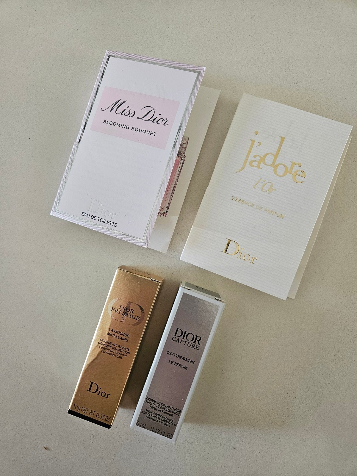 Miss Dior, J'adore, Dior prestige en of Caprure samples, Ophalen of Verzenden, Nieuw