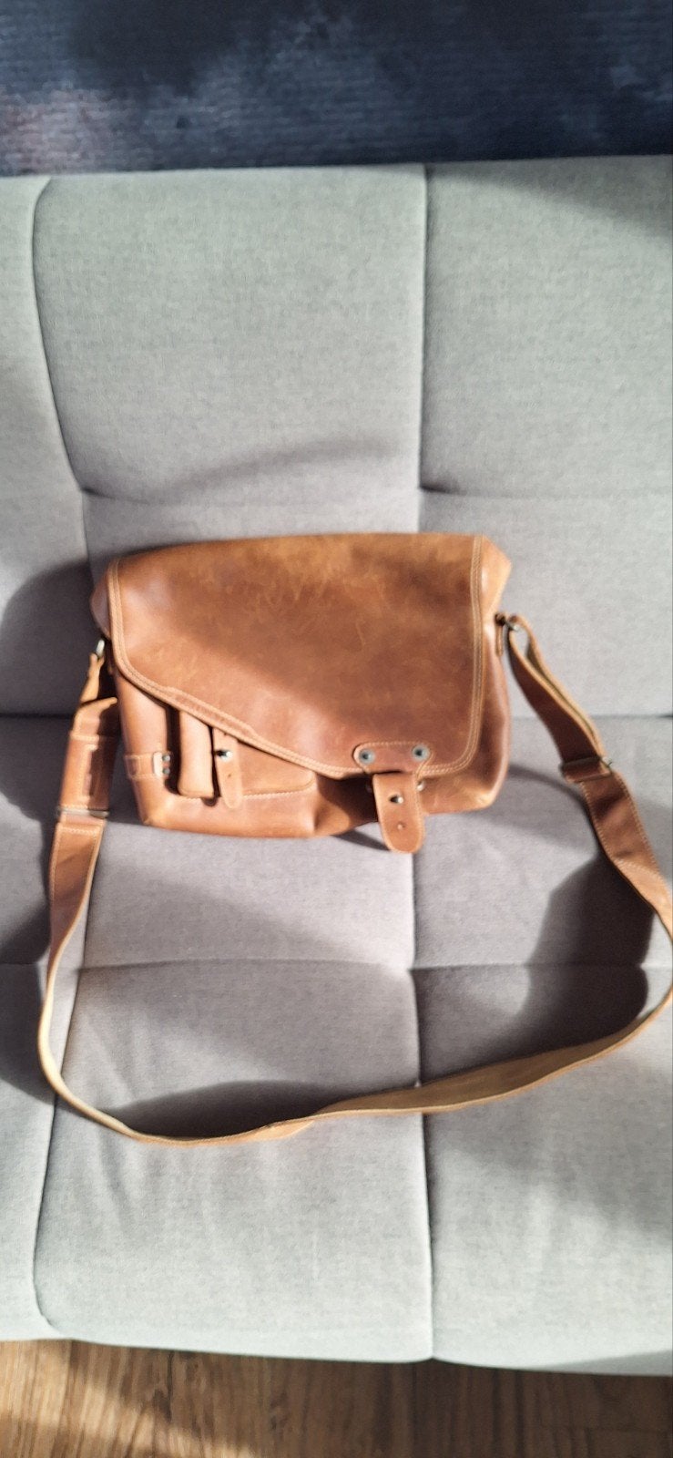 Aunts & Uncles tas / handtas, Ophalen of Verzenden, Zo goed als nieuw, Zwart, Leer