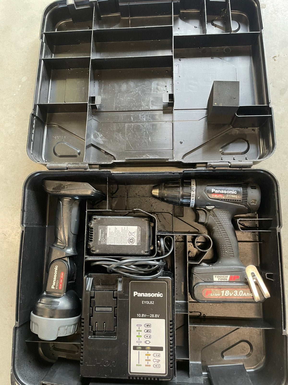 Te koop panasonic accu boormachine, Ophalen, Zo goed als nieuw, Boormachine