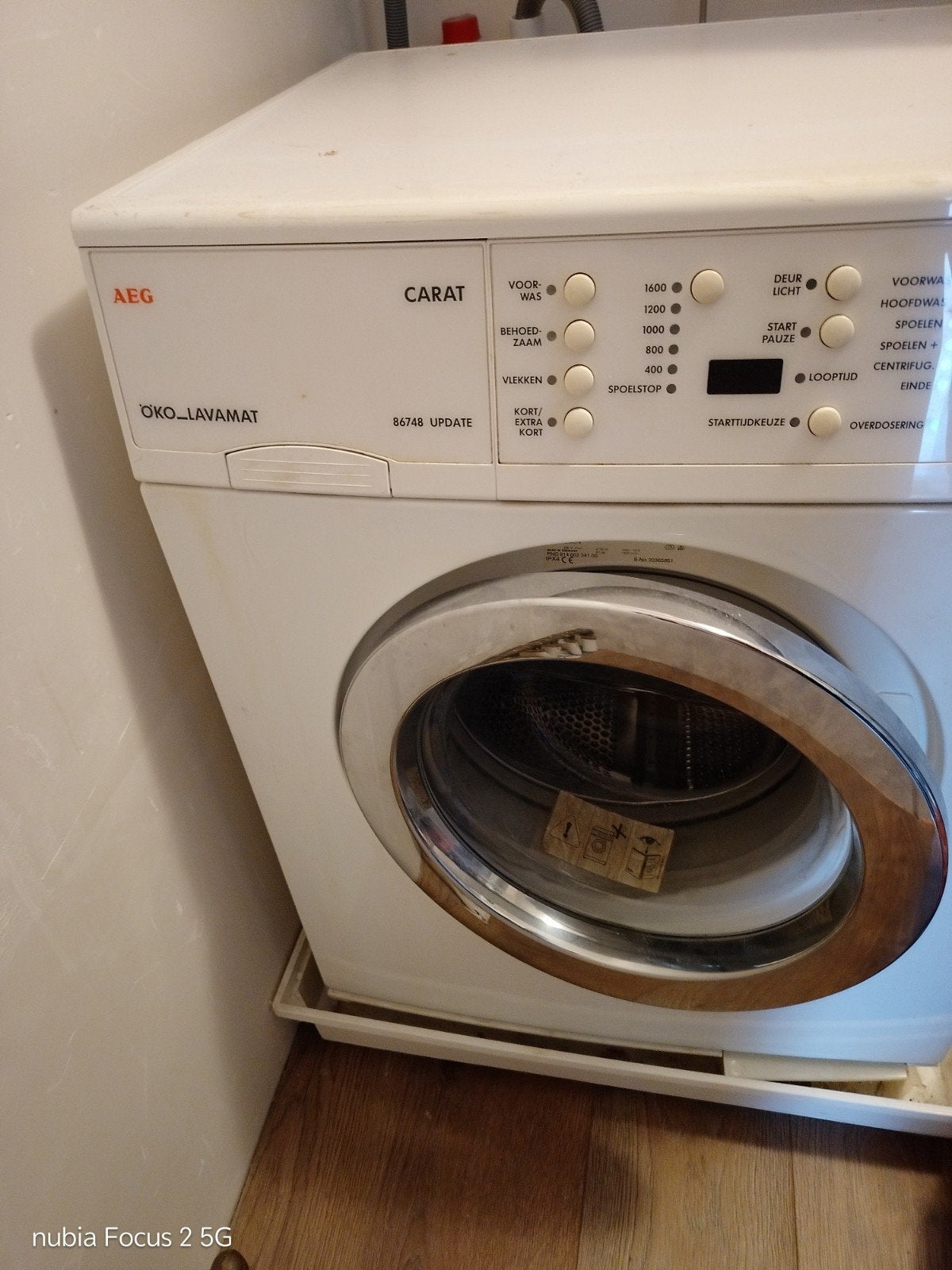 AEG Lavamat wasmachine - gratis op te halen, Ophalen, 6 tot 8 kg, Voorlader, 85 tot 90 cm