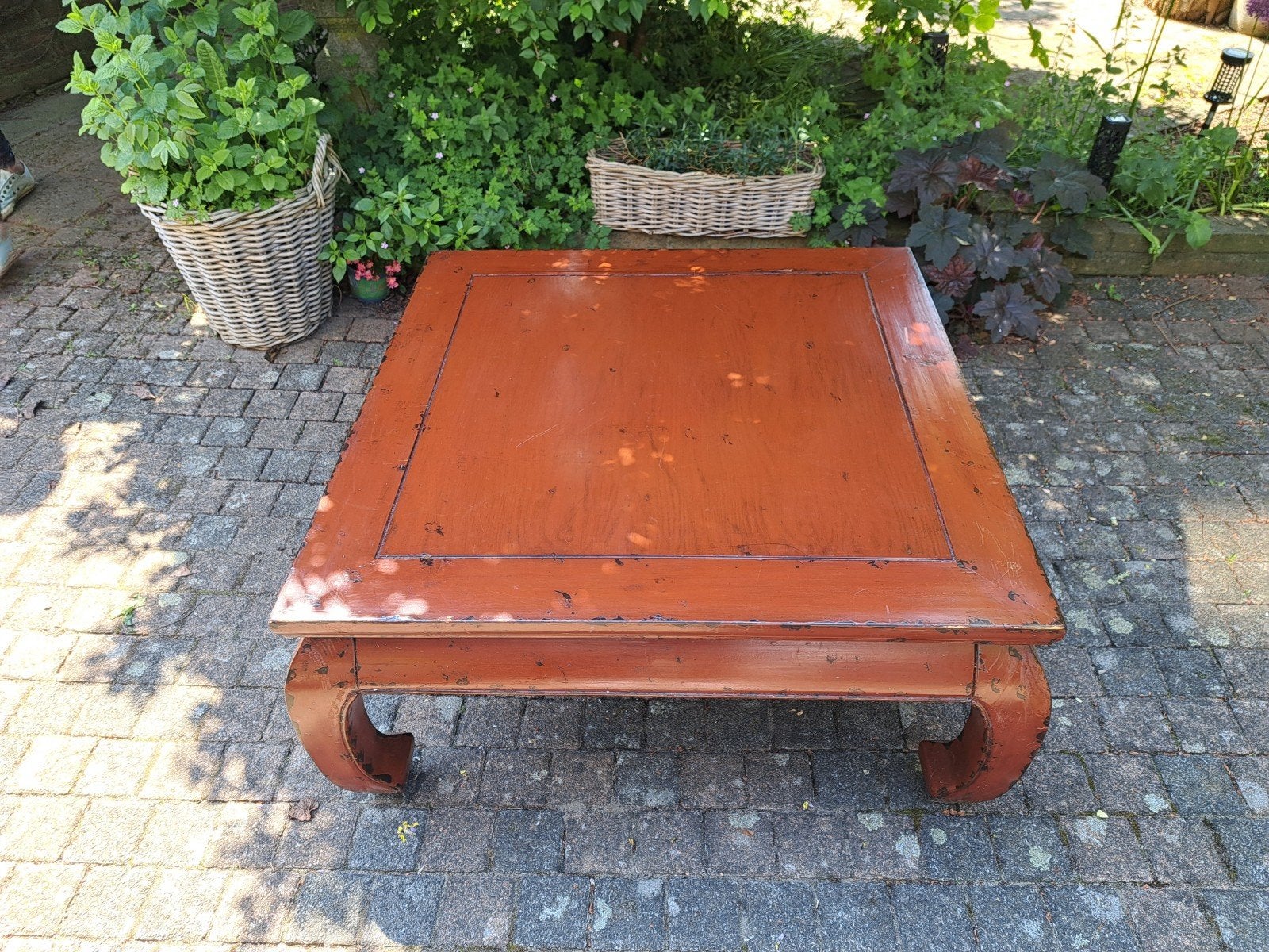 Chinese salontafel, gratis af te halen, Huis en Inrichting, Ophalen, Gebruikt, 100 tot 150 cm, 50 tot 100 cm