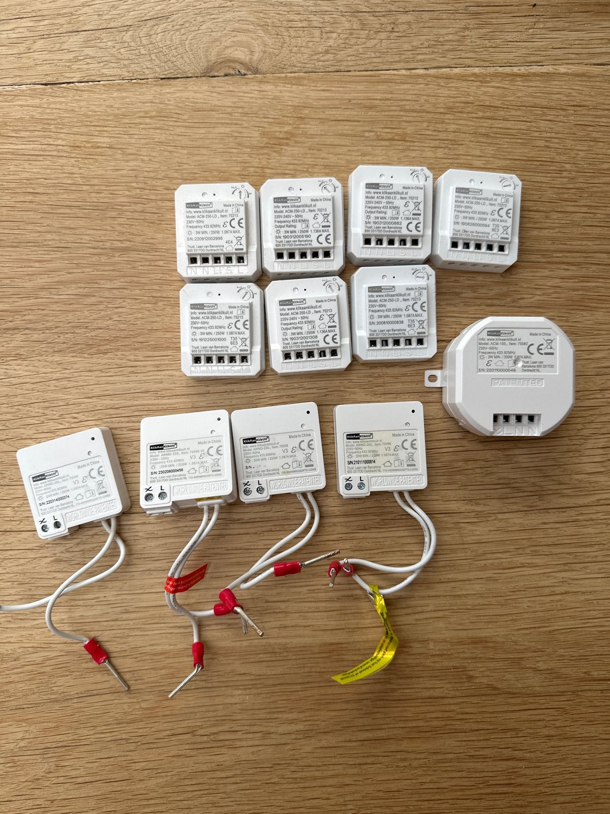 Kaku KlikAanKlikUit Dimmers (11 stuks), Doe-het-zelf en Verbouw, Elektra en Kabels, Ophalen of Verzenden, Gebruikt, Overige merken
