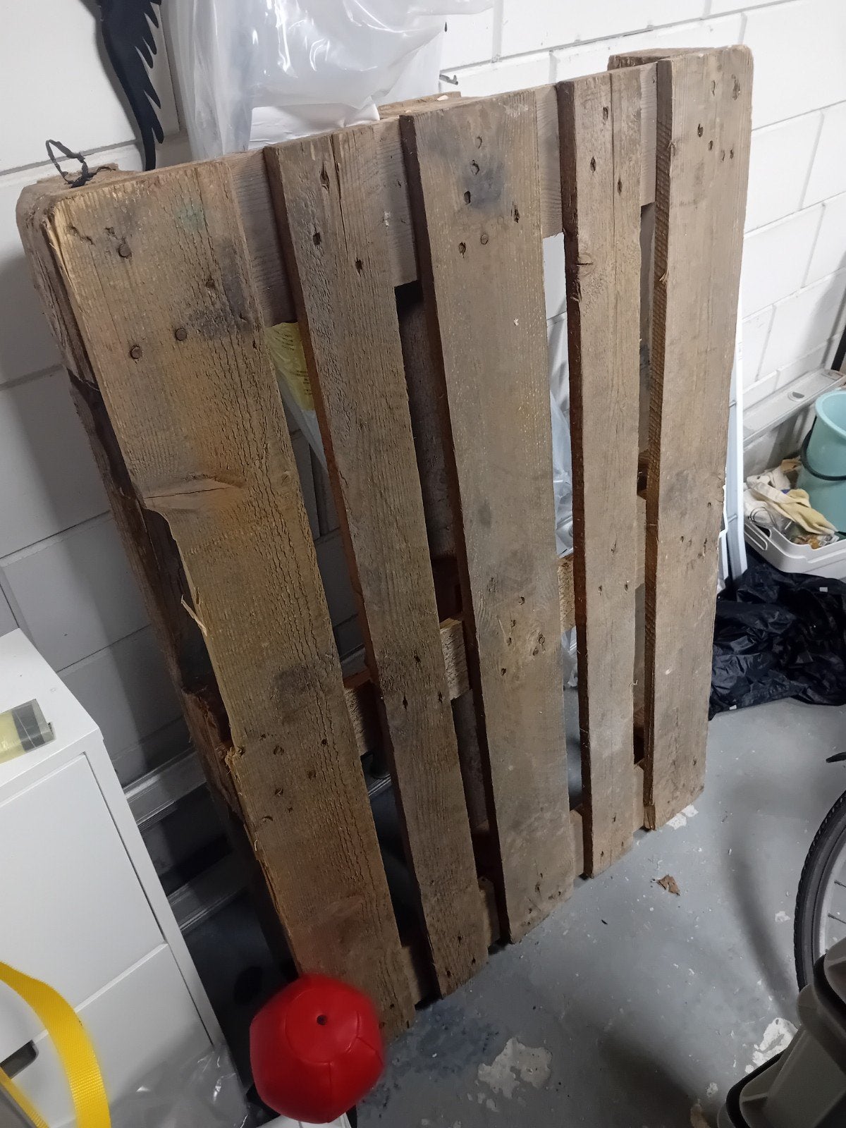 Houten pallet - gratis af te halen, Ophalen, 50 mm of meer, Pallet, Minder dan 200 cm