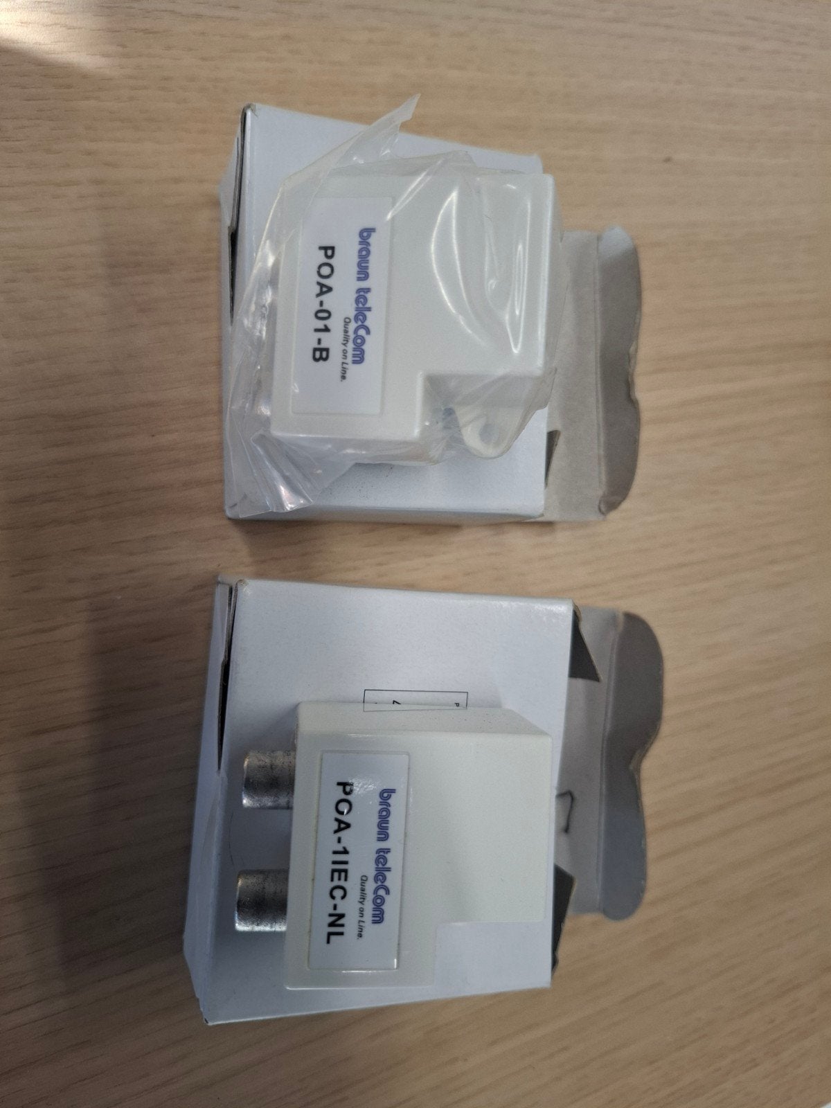 Braun teleCom POA-01-B en PGA-1IEC-NL kabels, Ophalen of Verzenden, Nieuw, Minder dan 2 meter, Overige kabels