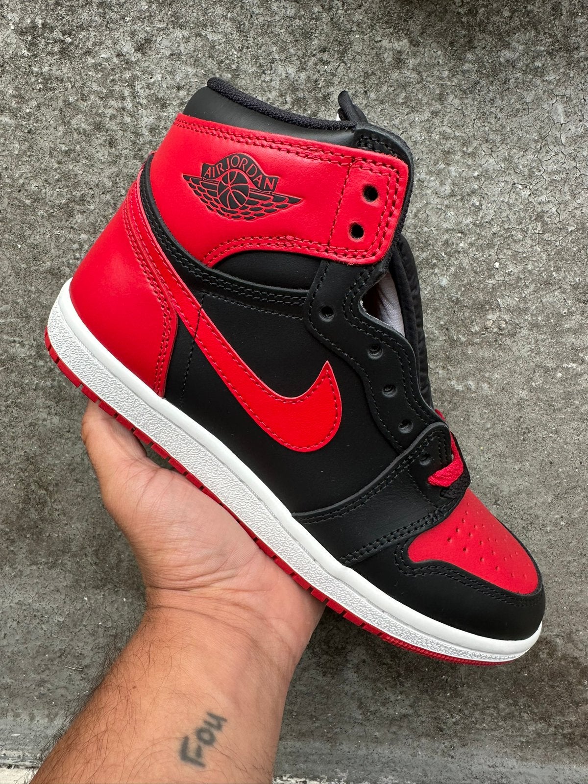 Nike air Jordan 1 high 85 bred 1985 OG sb 4 travis patta, Ophalen of Verzenden, Nieuw, Zwart, Sneakers of Gympen