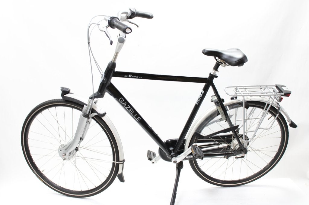 Gazelle Paris Plus 61cm heren stadsfiets, Gebruikt, Gewoonfietsen, Industrieweg 23, 2712 LA Zoetermeer, Info@gewoonfietsen.nl