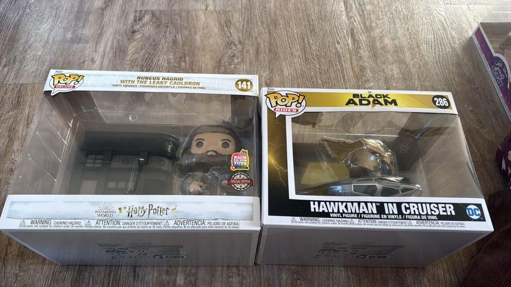 Funko Pop! Rubeus Hagrid & Black Adam (2 stuks), Ophalen of Verzenden, Zo goed als nieuw