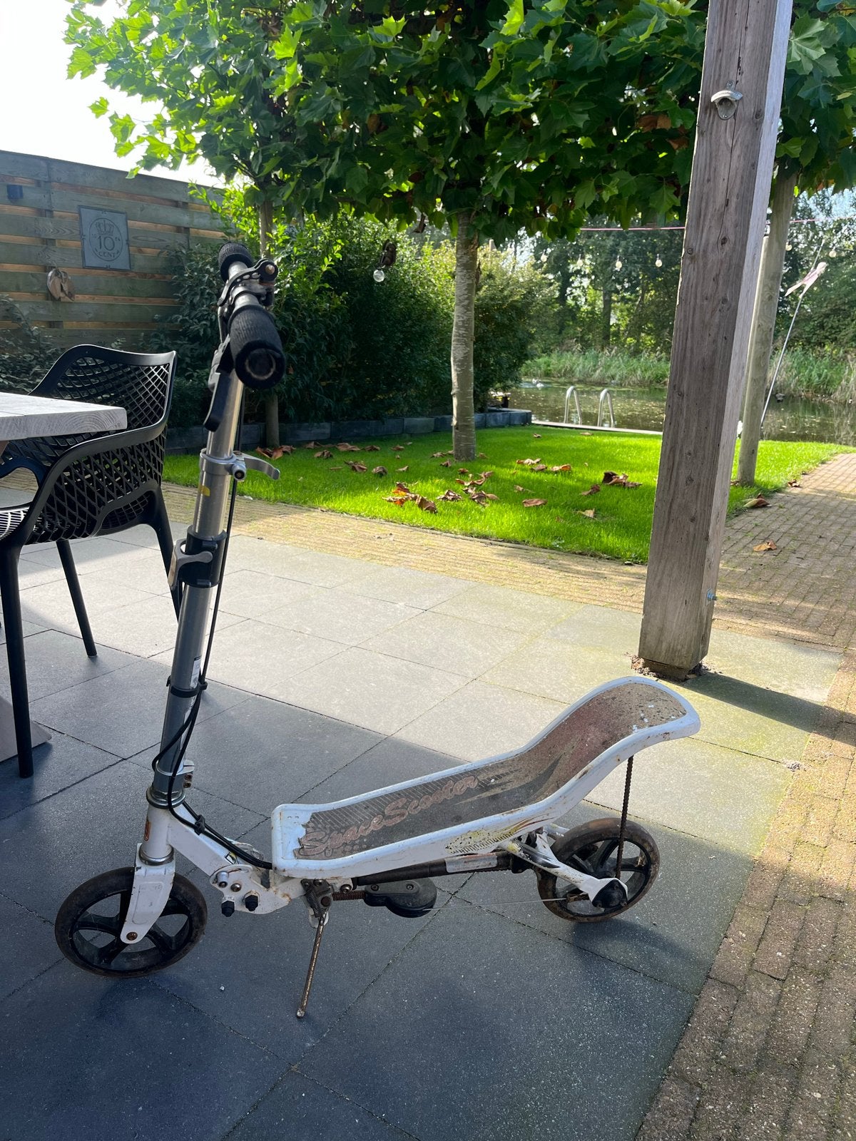 Space Scooter Wit - Gebruikt, Fietsen en Brommers, Ophalen, Gebruikt, Overige typen