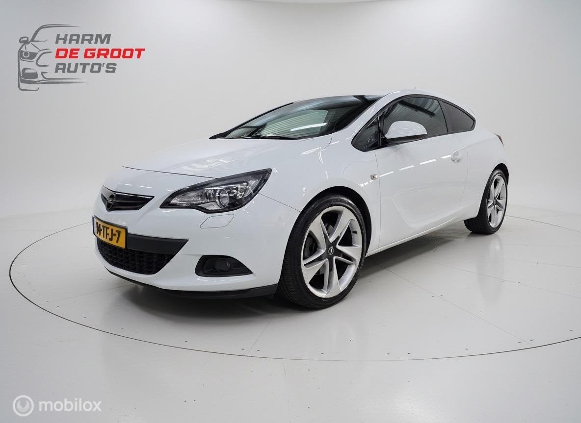 Opel Astra GTC 1.4 Turbo Sport/Cruise/Xenon/Clima/Rijklaar!, Voorwielaandrijving, Stof, Gebruikt, Zwart
