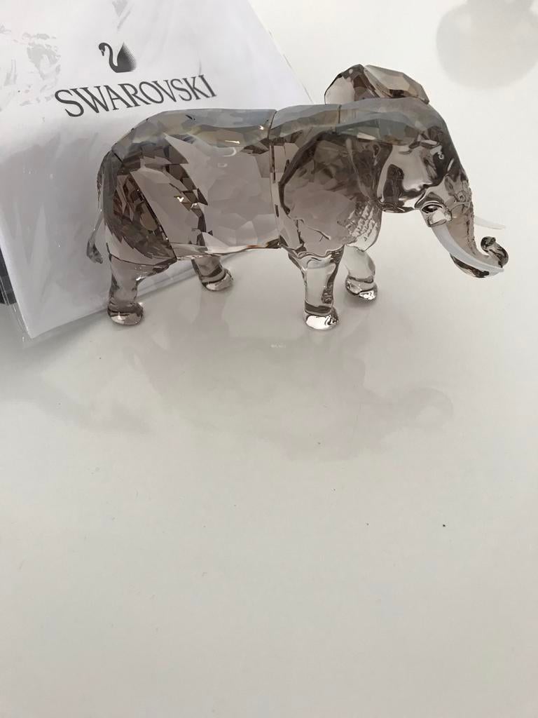 Swarovski Kristal Olifant Figuur, Ophalen of Verzenden, Zo goed als nieuw, Figuurtje