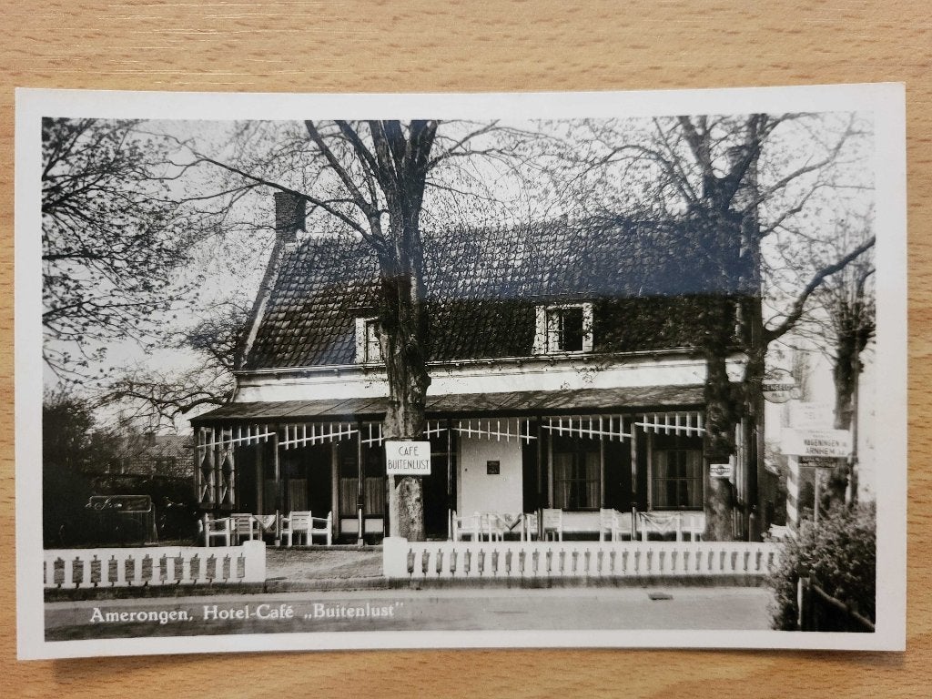 ansicht AMERONGEN cafe Buitenlust 1958, Verzenden, Voor 1920, Utrecht