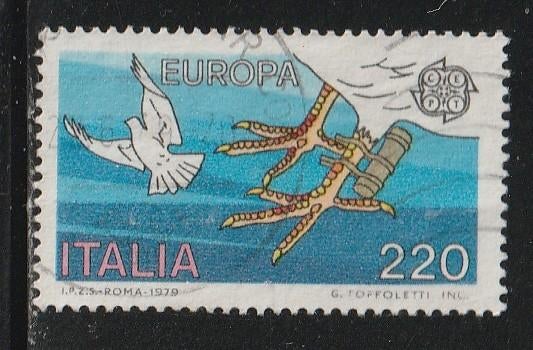 Verenigd Europa 1979 - Italië - Postduif, Ophalen, Gestempeld, Overige thema's
