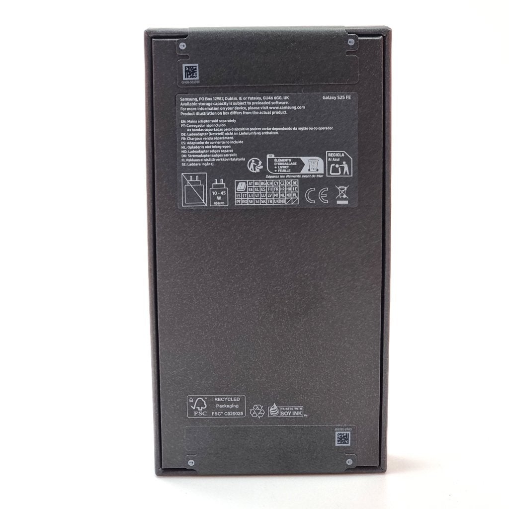 Samsung Galaxy S25 FE 8GB/128GB Zwart | Nieuw in seal, Samsung, Gebruikt, Support@Samsung.com, 129, Samsung-ro, Yeongtong-gu
Suwon-si, Gyeonggi-do 16677
South Korea