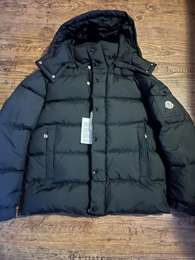 Moncler Vezer donsjack - Maat M, Kleding | Heren, Jassen | Winter, Ophalen, Zo goed als nieuw, Maat 48/50 (M), Zwart