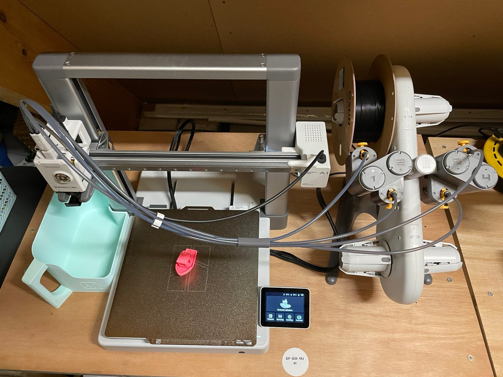 Bambu Lab A1 Combo + AMS Lite | 2 nieuwe hotends + extra’s, Ophalen, Gebruikt, Ingebouwde Wi-Fi, Filament