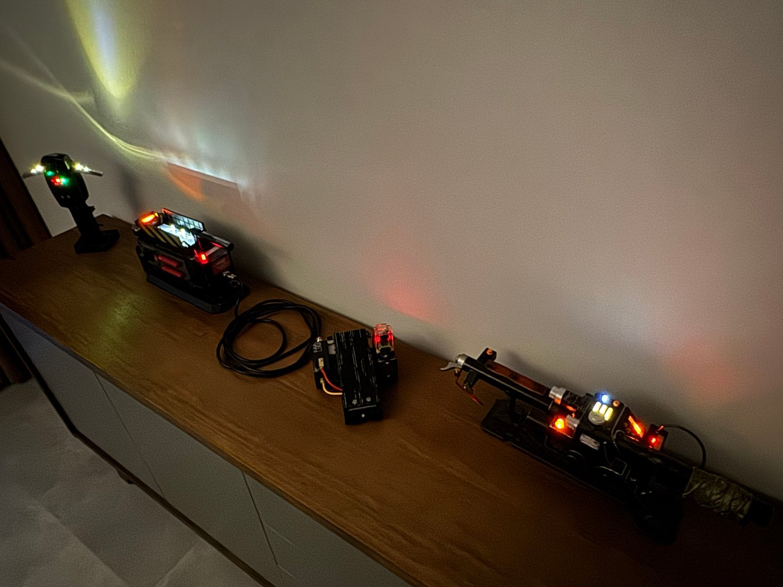 Ghostbusters HasLab Ghost Trap + P.K.E. Meter + Neutr. Wand, Ophalen of Verzenden, Zo goed als nieuw, Film, Beeldje, Replica of Model