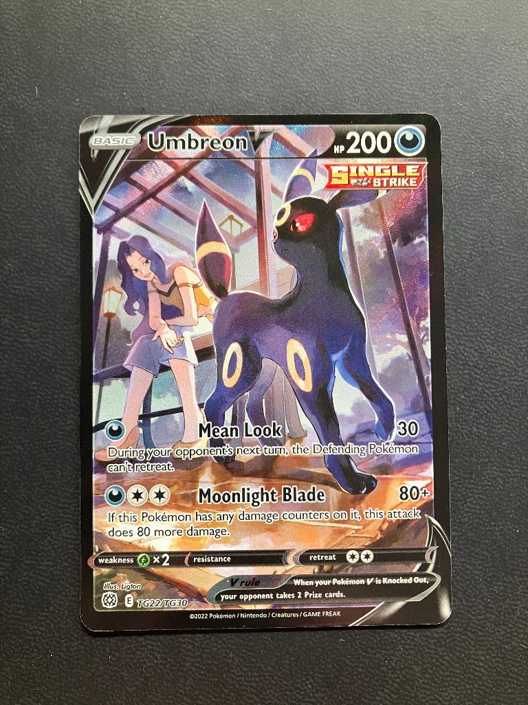 Pokemon Brilliant Stars Umbreon V TG22/TG30, Ophalen of Verzenden, Nieuw, Losse kaart