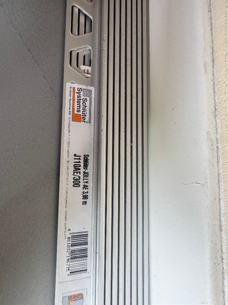 8x Schlüter Jolly tegelprofiel 300 cm | Aluminium, Ophalen, Overige materialen, Overige typen, Nieuw