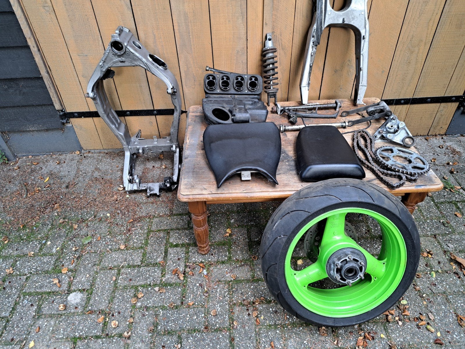 Vele onderdelen Kawasaki ZXR 750 ZRX750L, Motoren, Ophalen of Verzenden, Gebruikt