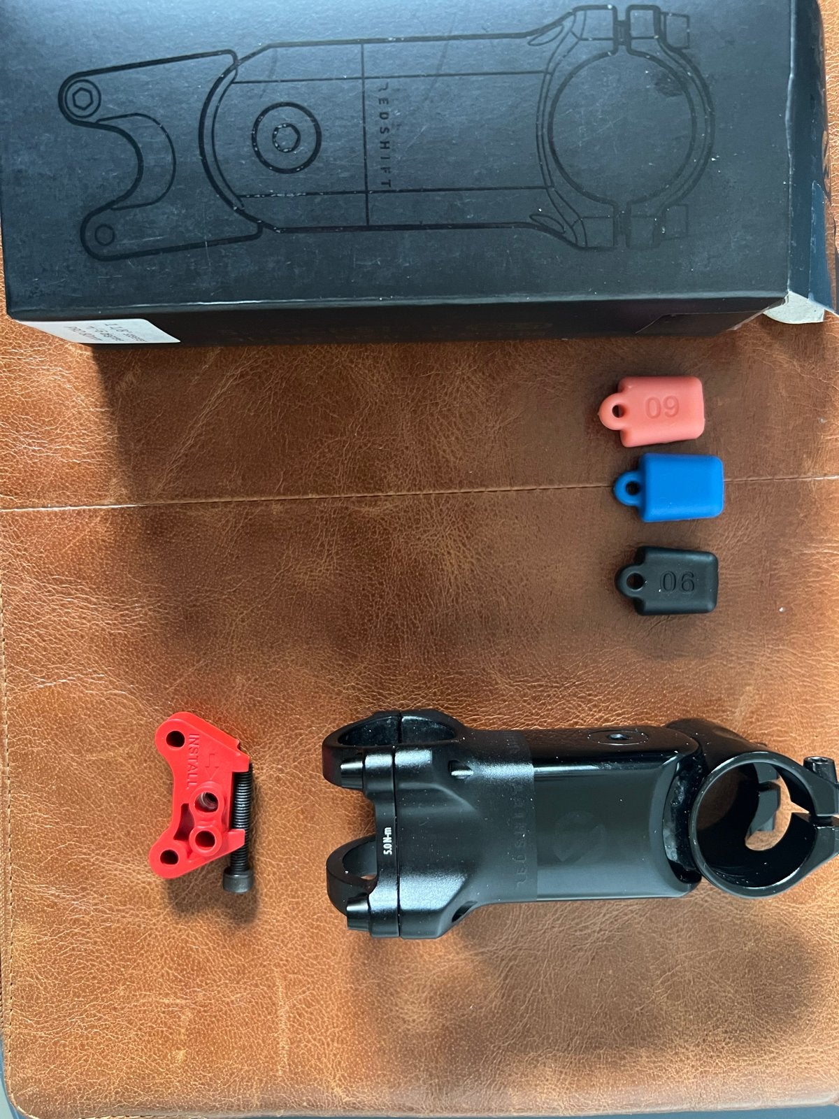 Redshift Shockstop Pro Verende Stuurpen 80 mm, Fietsen en Brommers, Fietsonderdelen, Stuur, Ophalen of Verzenden, Zo goed als nieuw