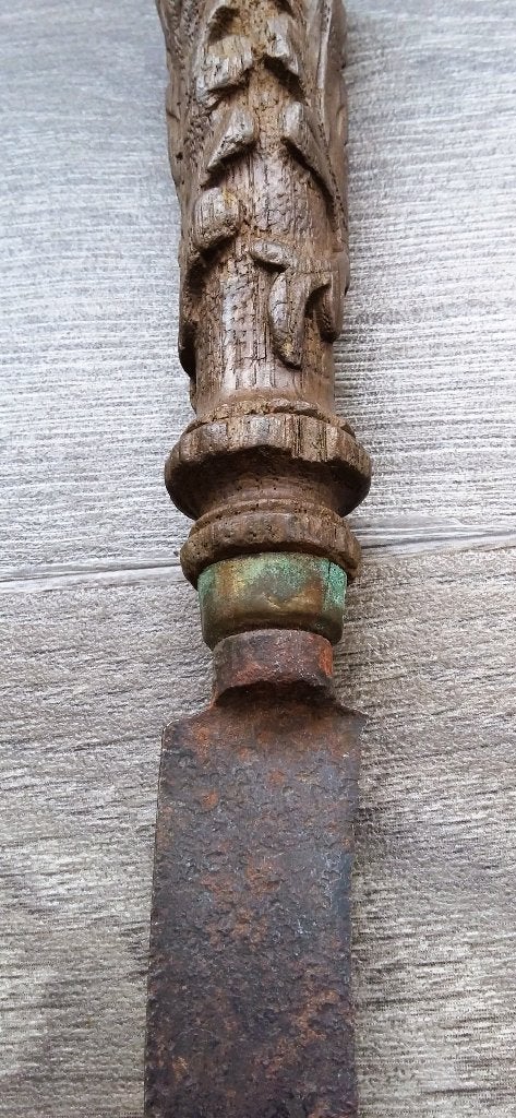 Omstreeks1800-1850 Tafelmes Boeren Mes Vissersmes Volkskunst, Ophalen of Verzenden