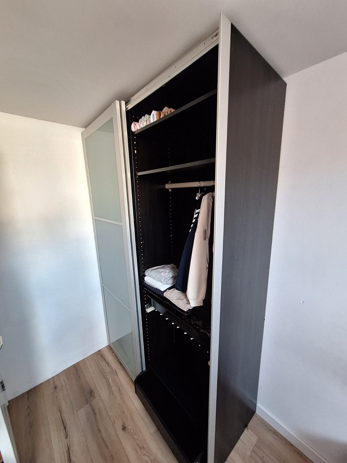 IKEA Pax kast 150x236x66 cm met schuifdeuren, Ophalen, Gebruikt, 100 tot 150 cm, 200 cm of meer
