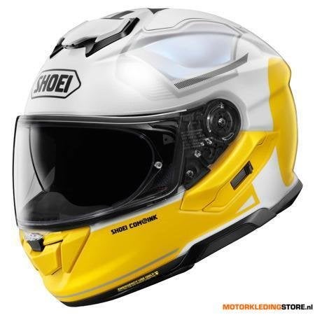 Shoei GT-Air 3 Mike Integraalhelm, Wit-Geel, Ophalen of Verzenden, Nieuw met kaartje
