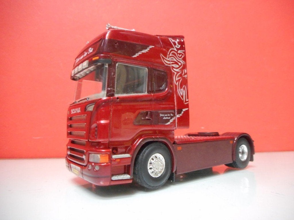 TEKNO SCANIA PETRO VAN DER BIE 55296, Ophalen of Verzenden, Zo goed als nieuw, Bus of Vrachtwagen, Tekno